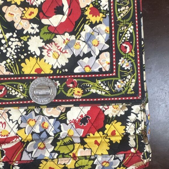 Vera Bradley Poppy Fields Crossbody Artsy Handbag Floral Whimsgoth Quilted - Picture 5 of 16
